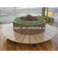 Wood&Plastic Composite round flower/tree pot